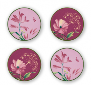 Ginori Florenza Malva Coasters - Set 4